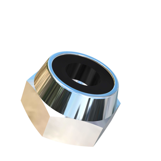 Titanium #10-32 UNF Allied Titanium Hex Nylock Nut