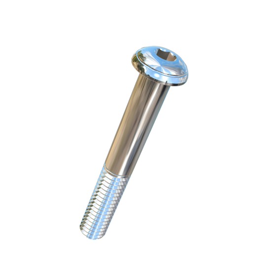 Titanium 5/16-18 X 2-1/4 UNC Button Head Socket Drive Allied Titanium Cap Screw