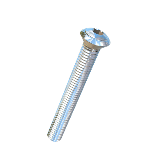 Titanium 7/16-14 X 3-1/2 UNC Oval Head, Socket Drive,  Allied Titanium Machine Screw