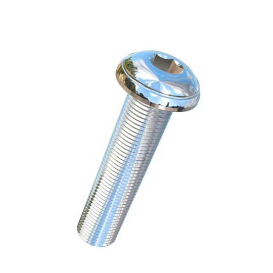 Titanium M8-0.75 Pitch X 35mm Button Head Socket Drive Allied Titanium Machine Screw